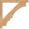 Ekena Millwork Balboa Arts and Crafts Smooth Bracket w/ Offset Brace, Western Red Cedar, 5 1/2"W x 44"D x 44"H BKT0604X44X44BOA03SWR - alternate 4